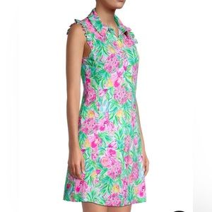 NWOT Silvia Painterly Polo Minidress - XL
